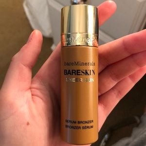 BareMinerals bareskin sheer sun serum bronzer